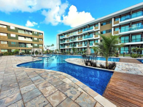 Flat Luxo Oasis do Mana 350m da praia, Polo Aquático-2Qts, 2Gar